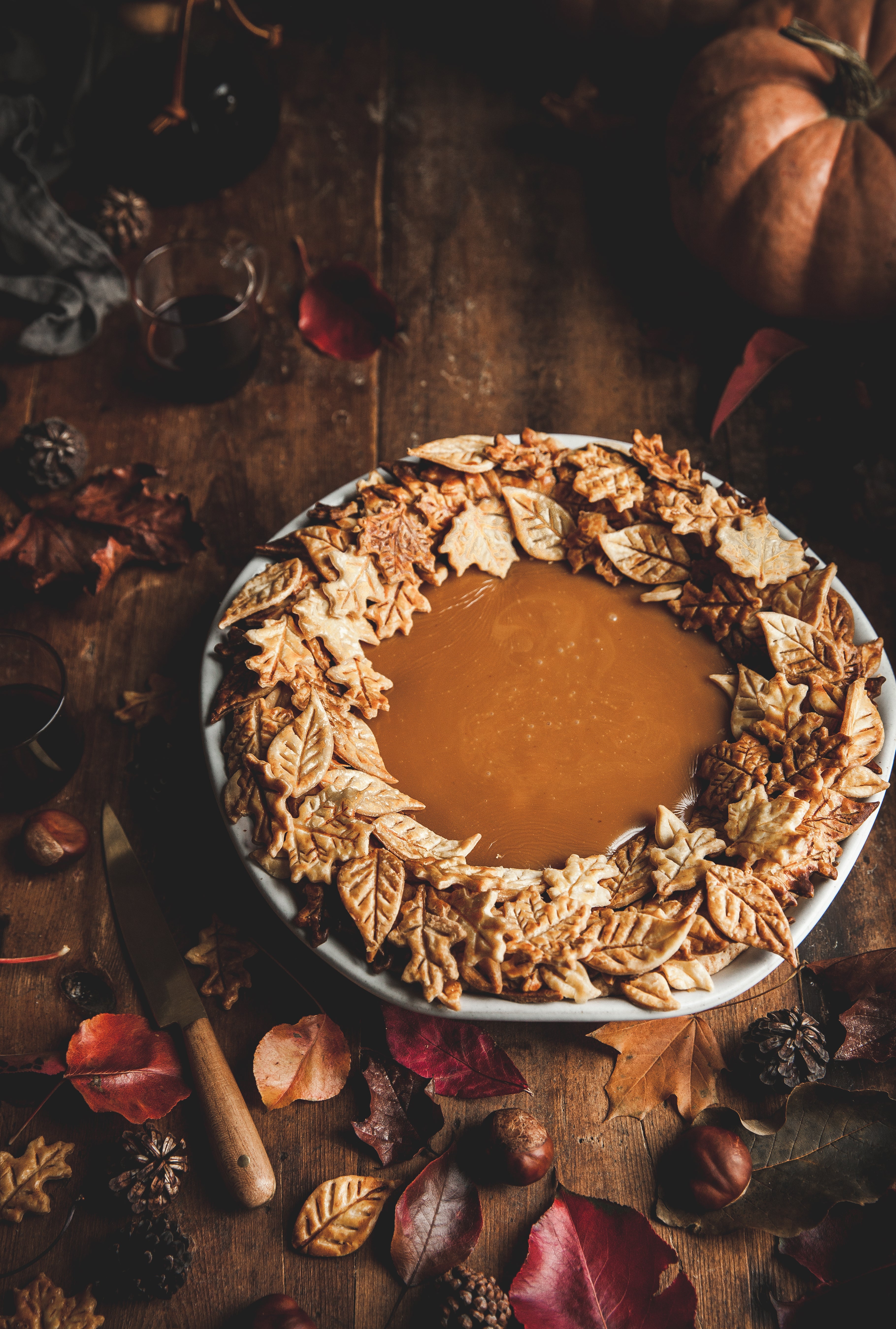 Pumpkin & Caramel Pie – Farmhouse Pottery