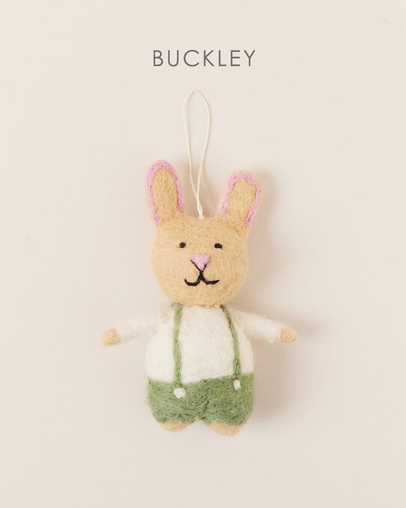 Felted Bunny Ornament