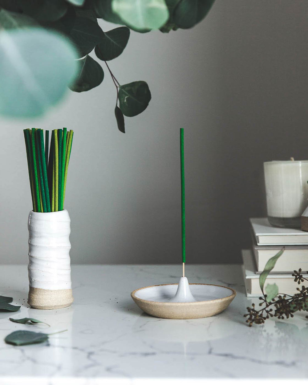 incense in plant pots Artisan Incense Sticks