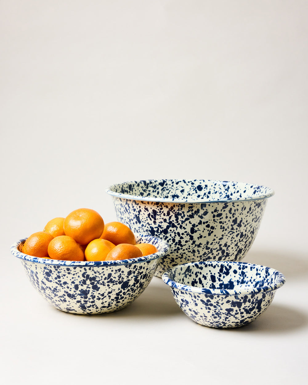 Spatter Enamelware Bowl