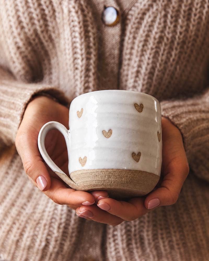 Confetti Heart Mug