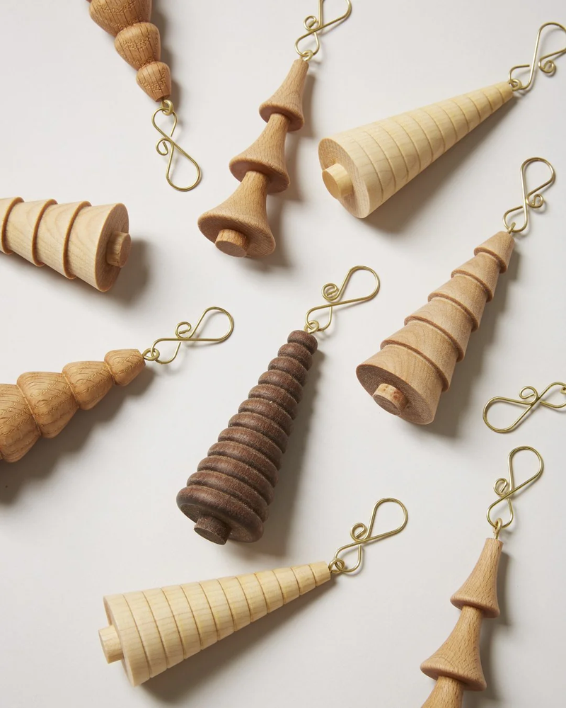 Crafted Wooden Tree Ornaments