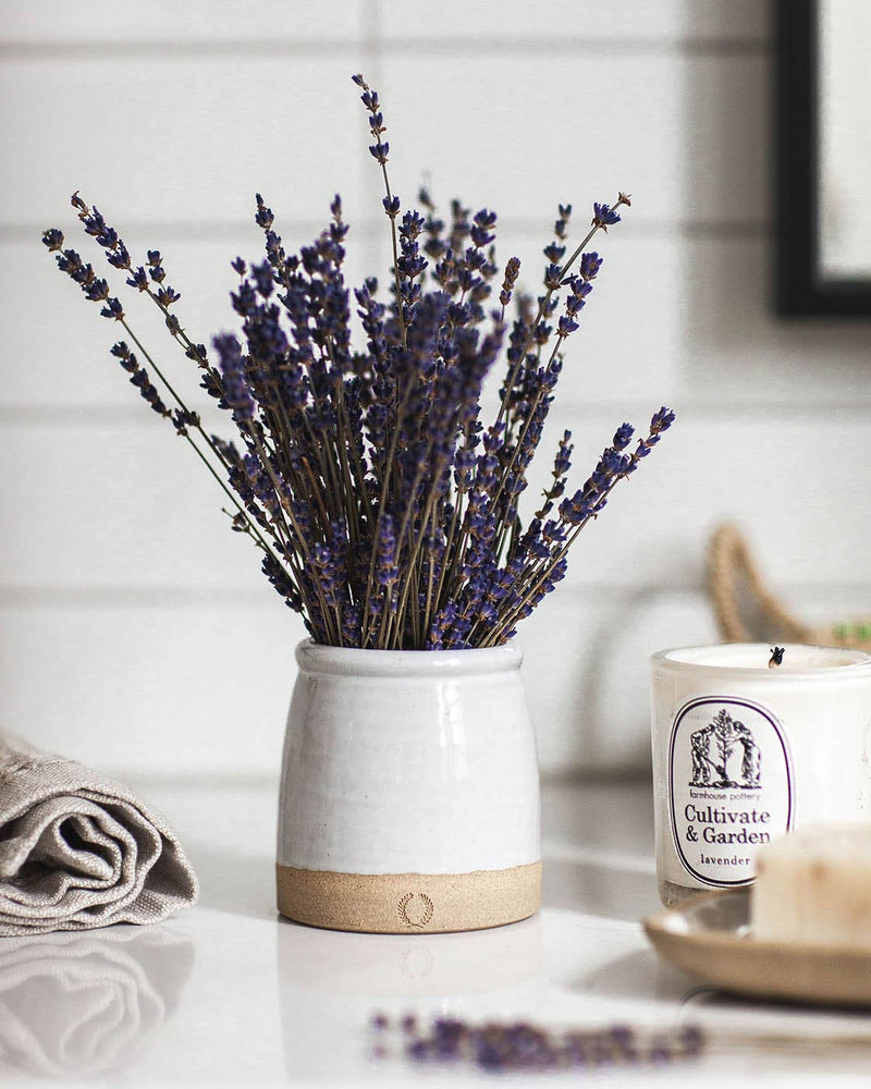 dried flower lavender Farmhouse Pottery