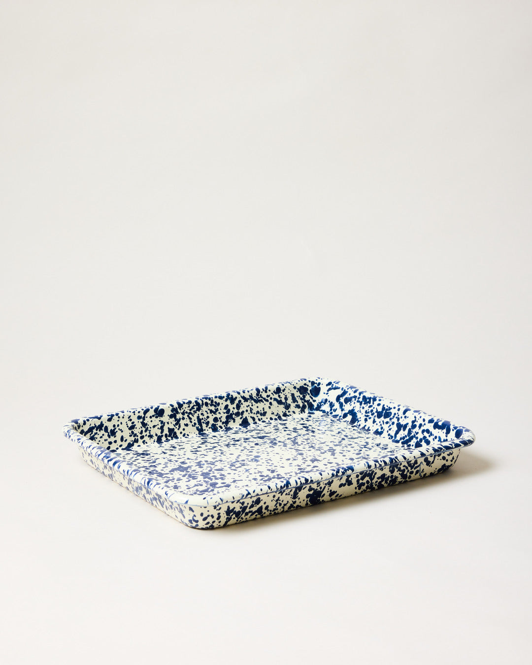 Farmhouse Pottery - Spatter Enamelware Rectangle Tray