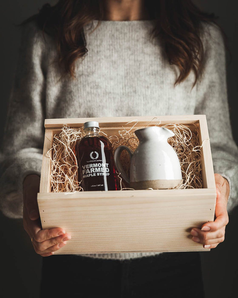 Maple Syrup & Bell Pitcher Gift Set