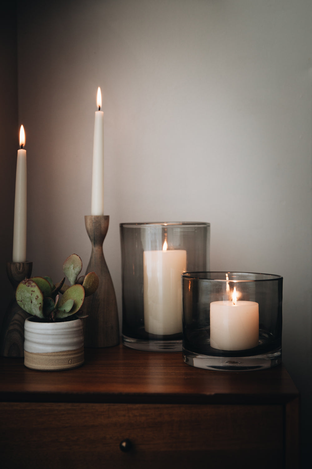 Taper Candles - White
