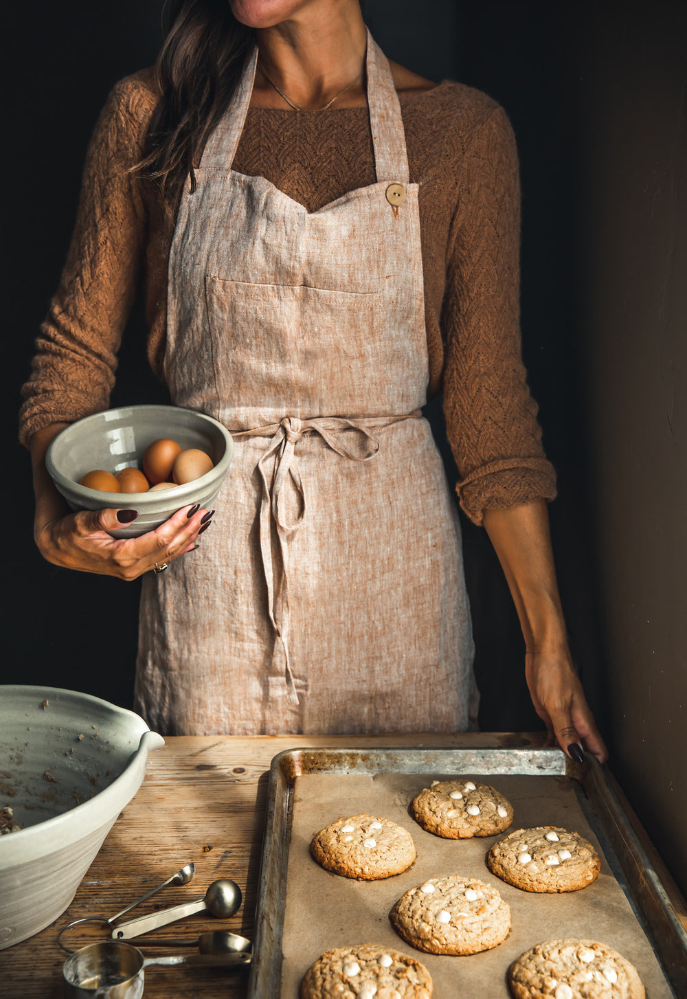 Farmhouse Pottery - Washed Linen Apron
