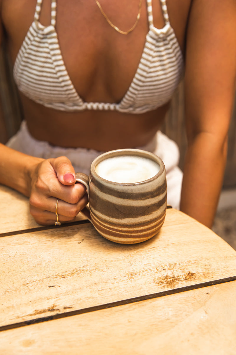 Marbled Stone Mug