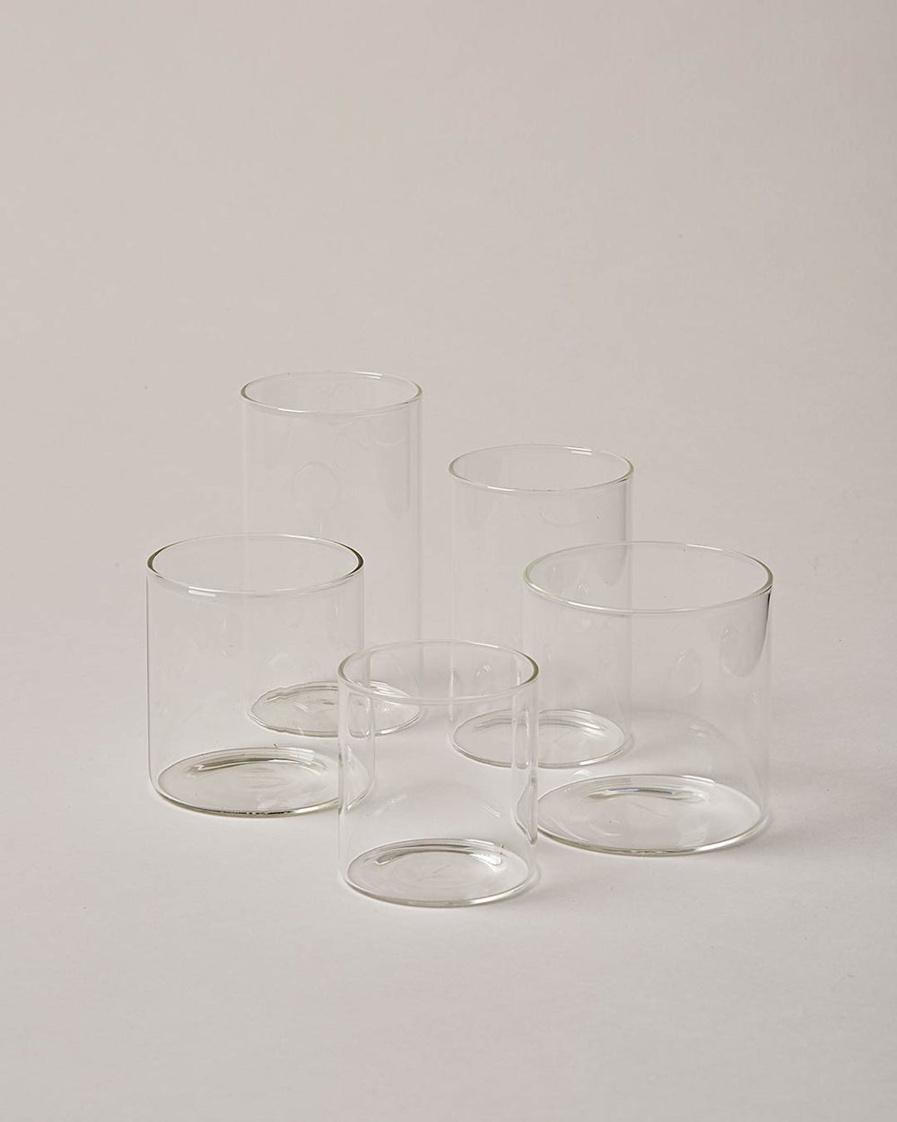 Farmhouse Pottery Silo Set of 6 Water Glasses Clear