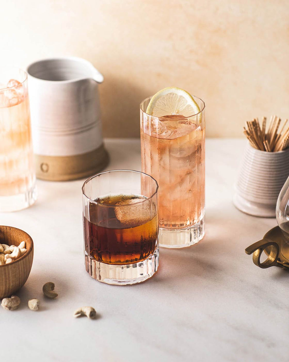 Farmhouse Pottery - Faceted Glass