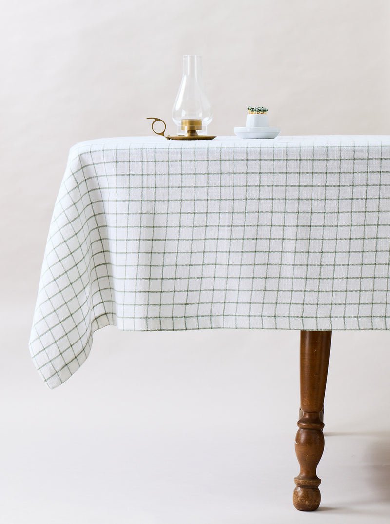 Pantry Cotton Check Tablecloth