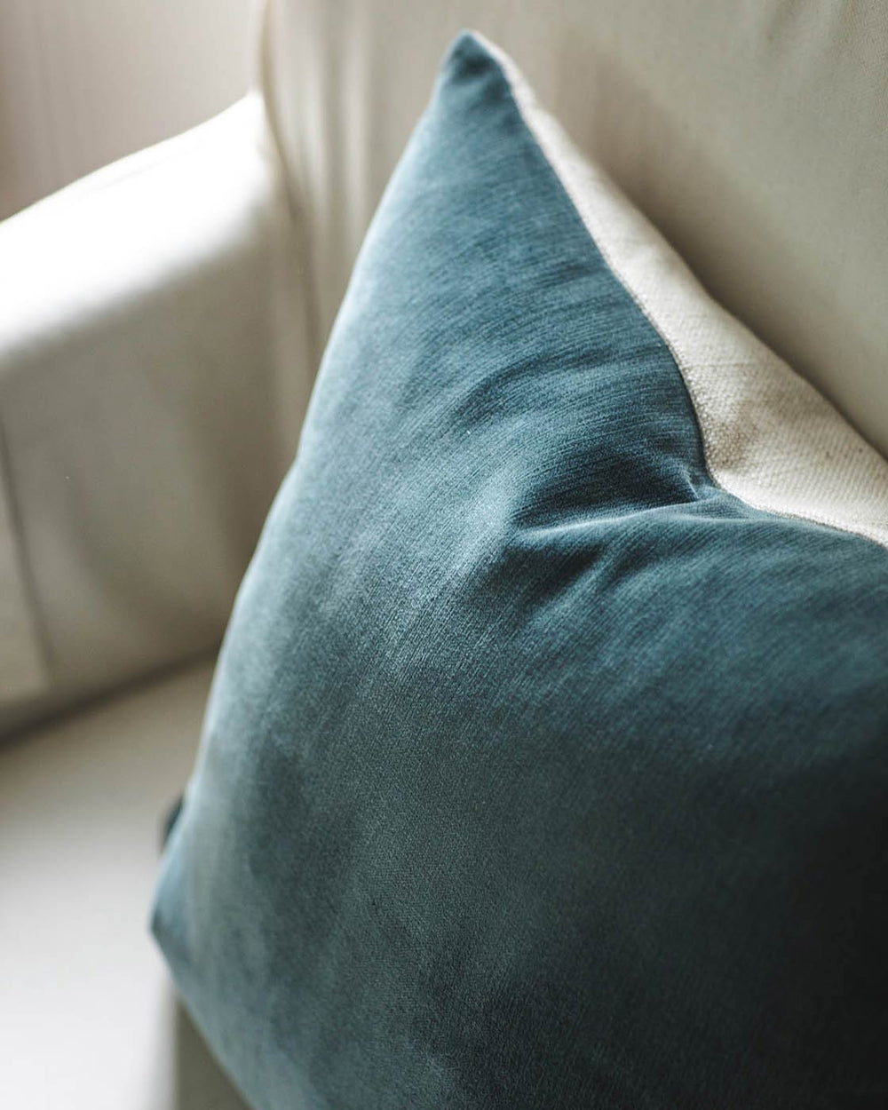 Velvet + Linen Pillow
