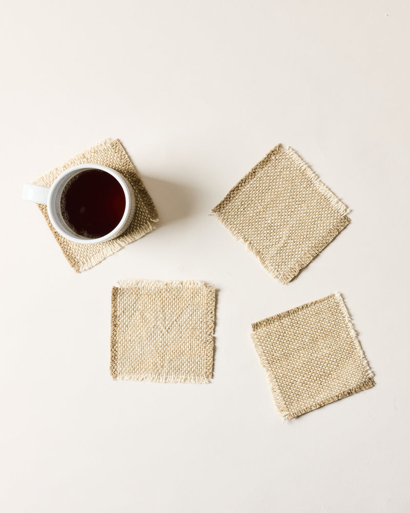 Woven Coasters - Set of 4