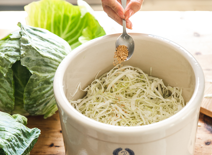 Farmhouse Simple Sauerkraut