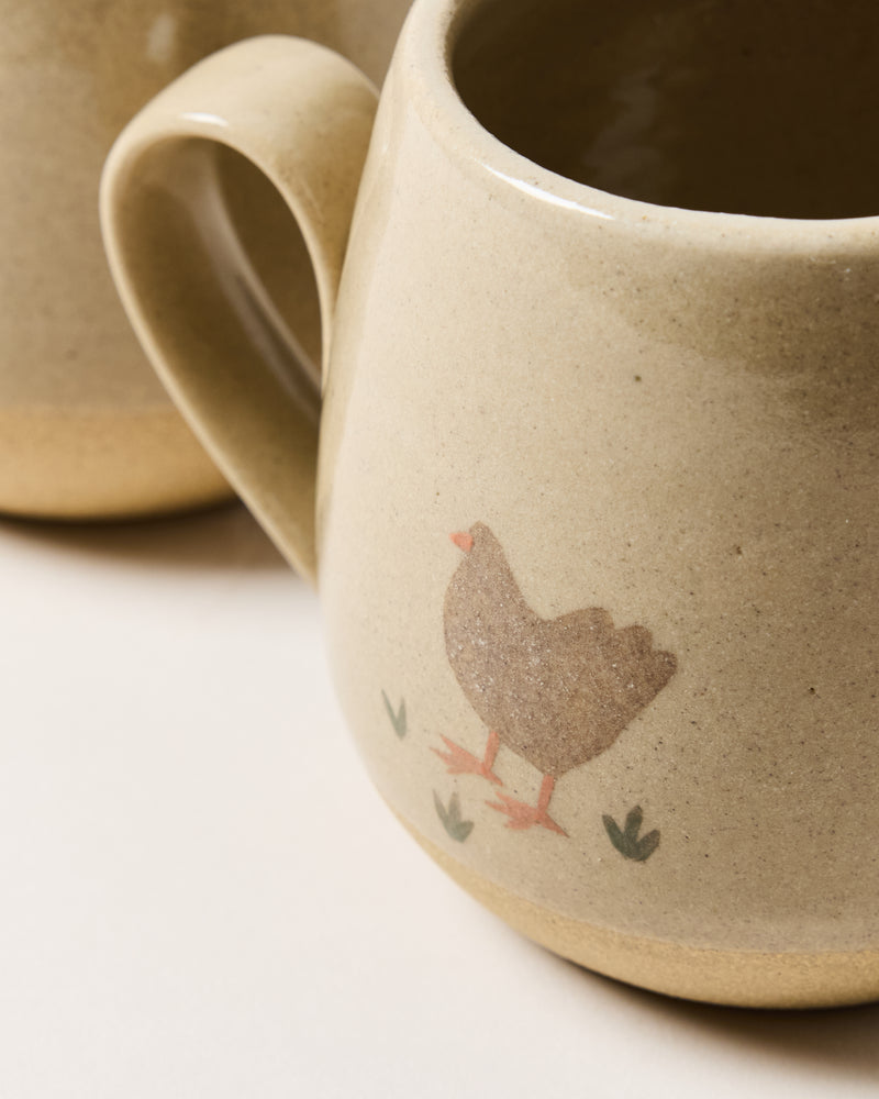 Handmade Hen Mug - Second