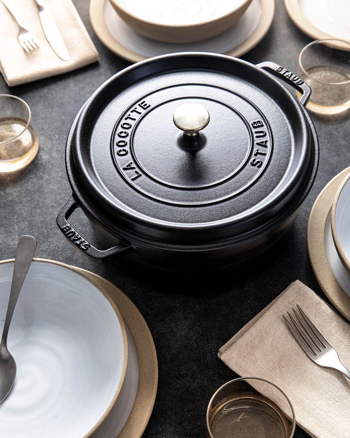 STAUB LA COCOTTE 40周年記念ノブ　16cm STAUB LA COCOTTE 40周年記念ノブ 16cm - メルカリ
