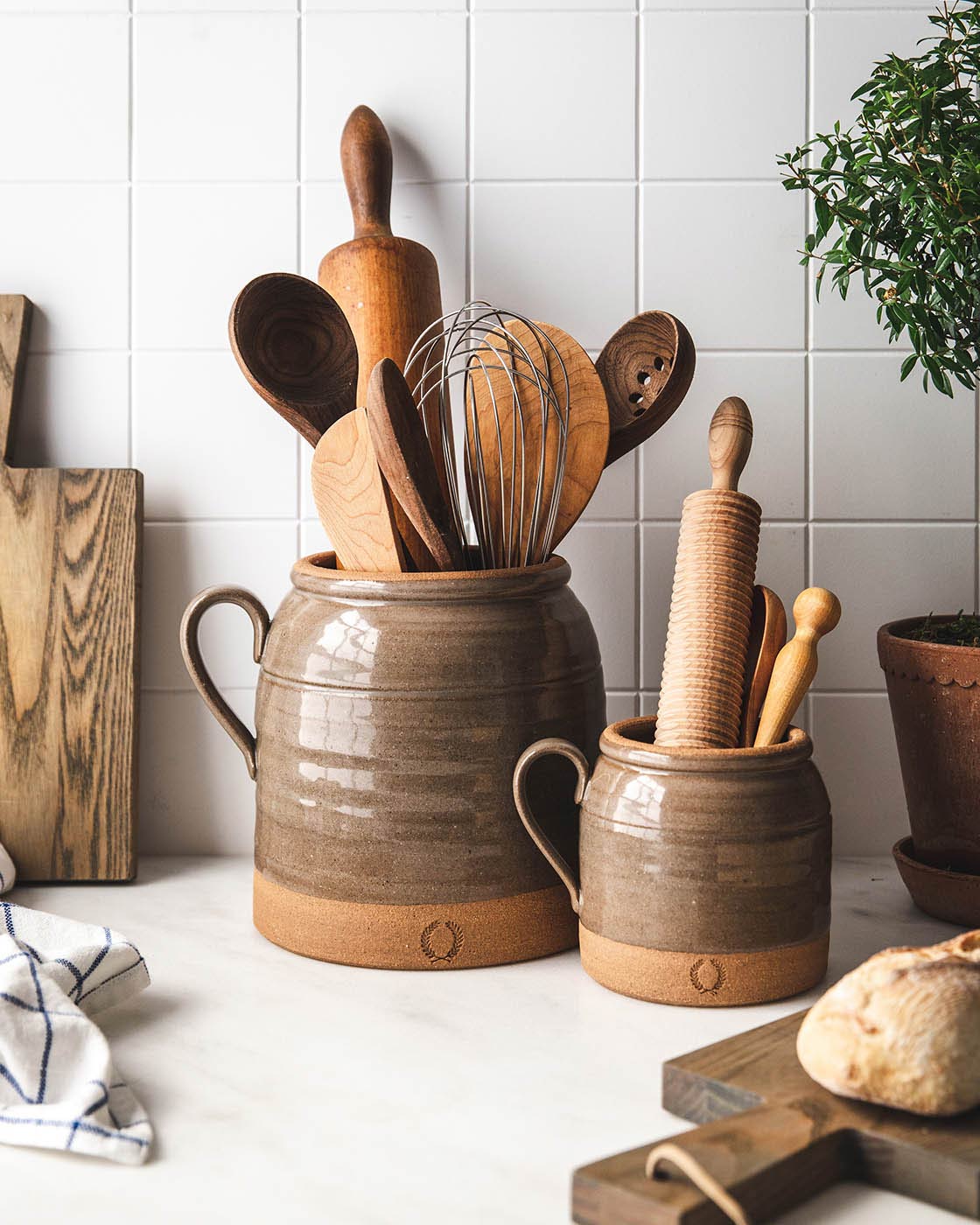 crock plant pots French Country Crock