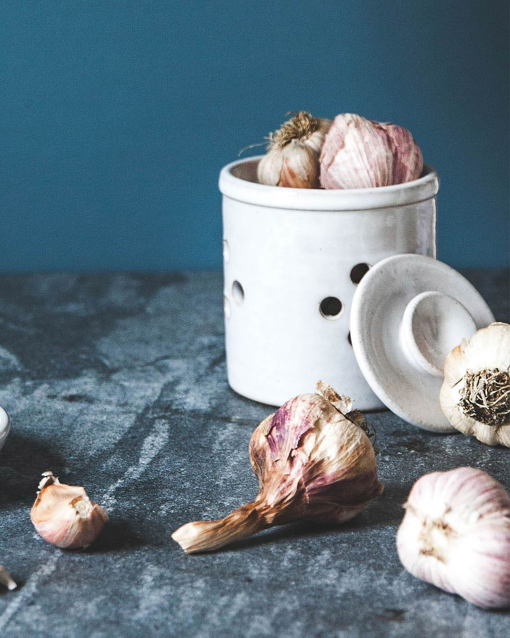 Silo Garlic Keeper Farmhouse Pottery