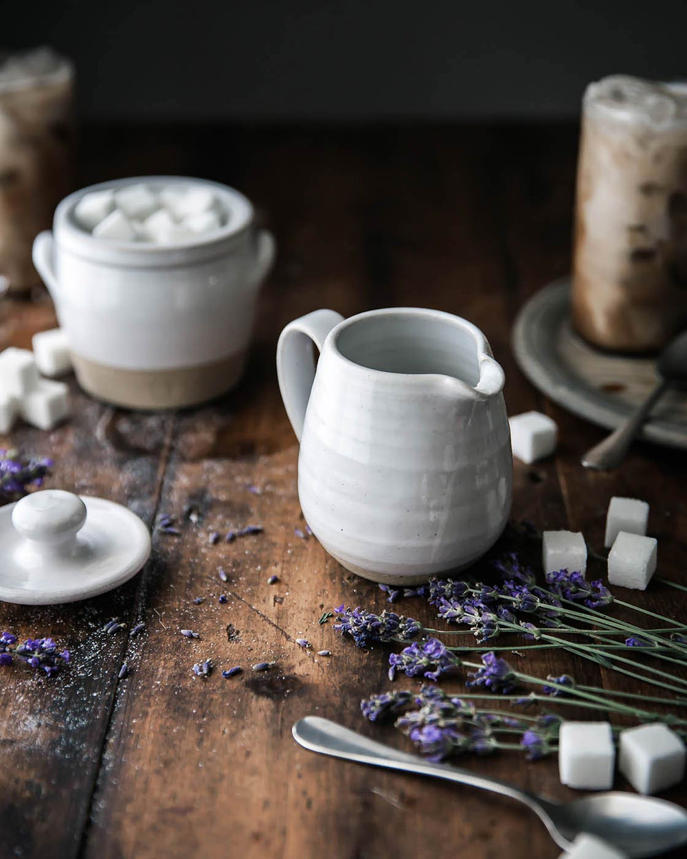 Barnyard Designs Ceramic Stoneware Sugar Creamer Set, 11oz Creamer