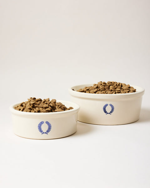 Laurel Dog Bowl- medium pair