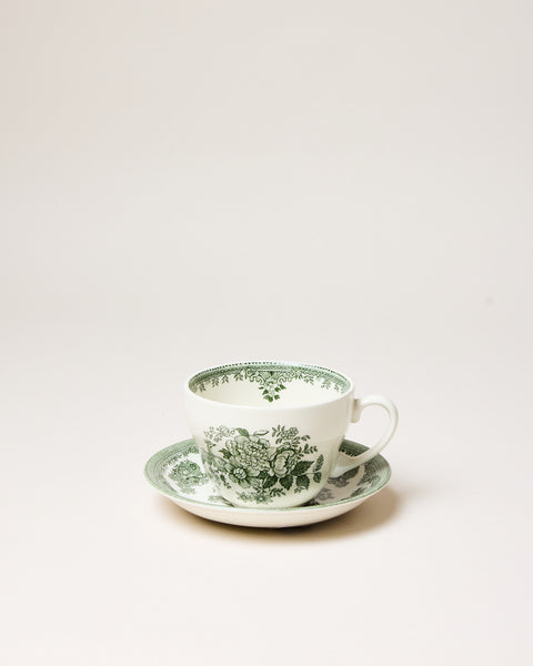 Vintage Transferware Mug Saucer