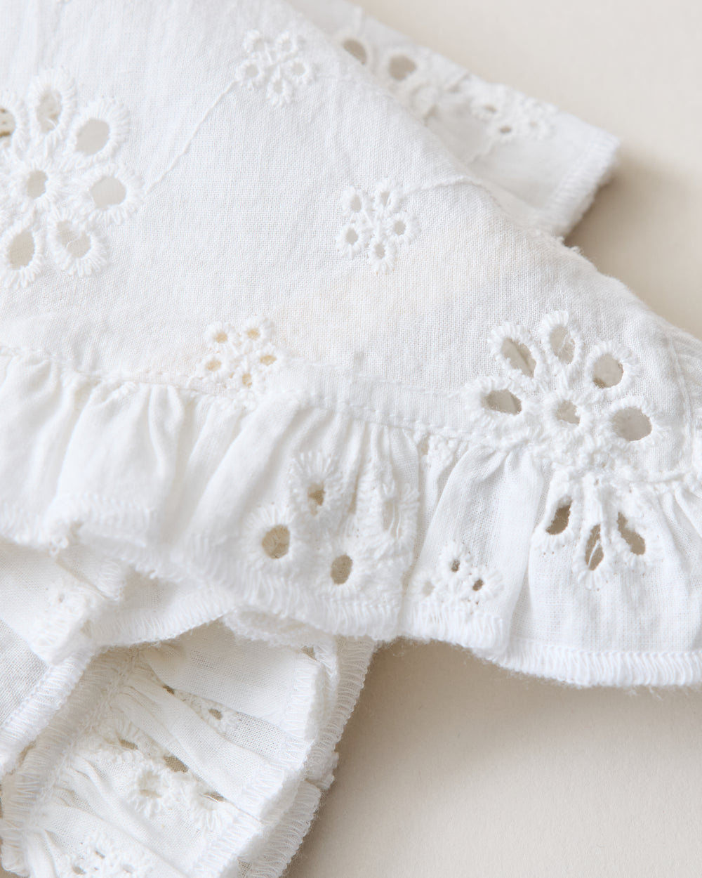 Cottage Eyelet Napkins - White