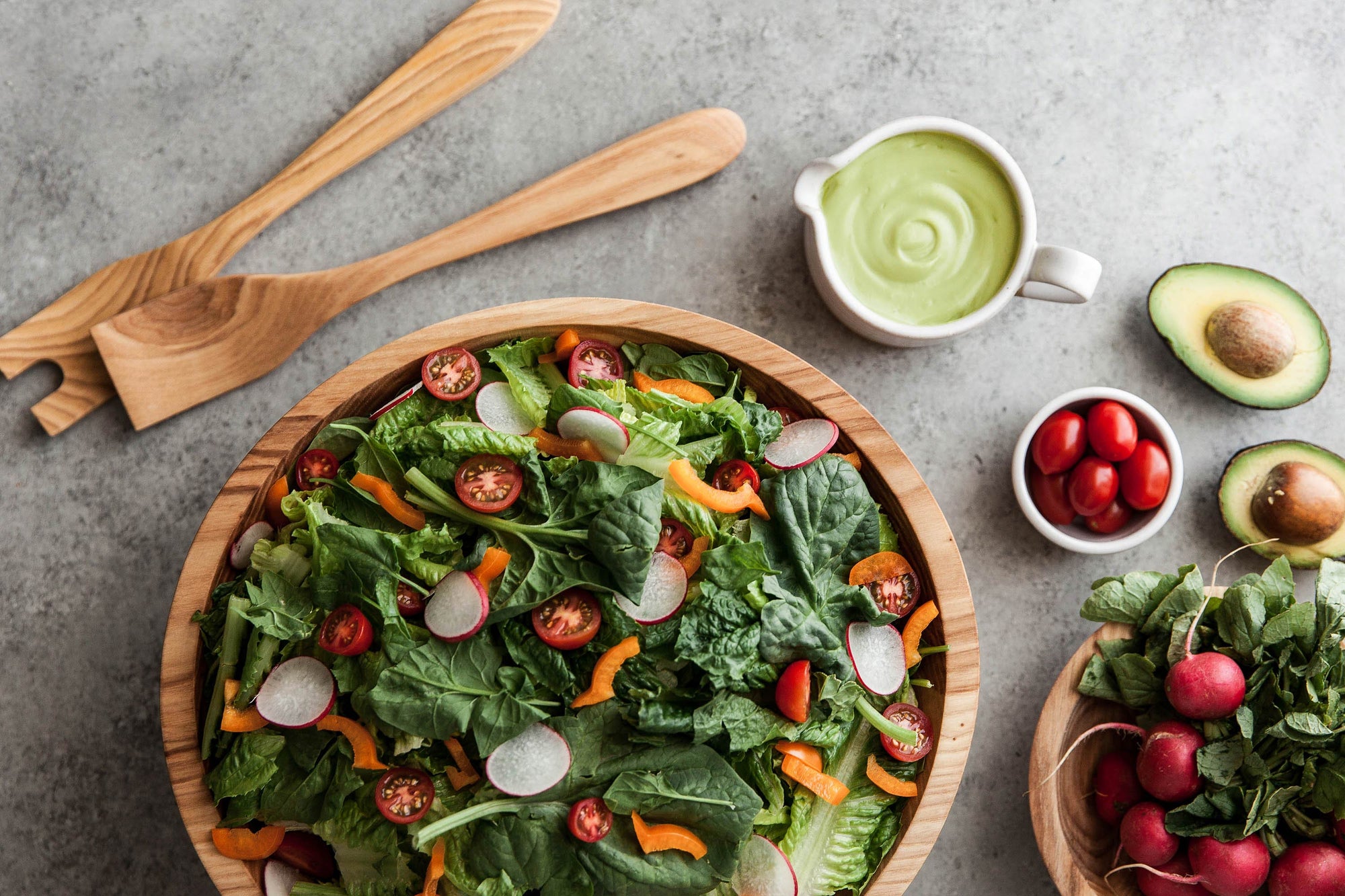 Green Goddess Dressing and Salad Farmhouse Pottery Green Goddess Dressing and Salad Farmhouse Pottery