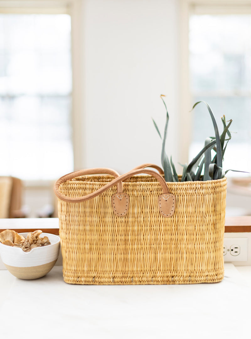 Rectangle Basket Tote