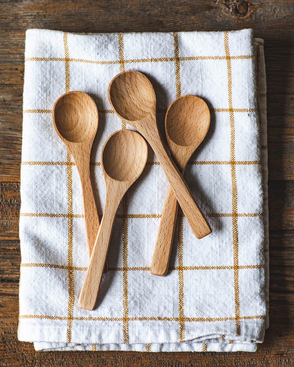 Farmhouse Pottery Essential Kitchen Utensils - Set of Six (6) in BEECH or  WALNUT - THE BEACH PLUM COMPANY