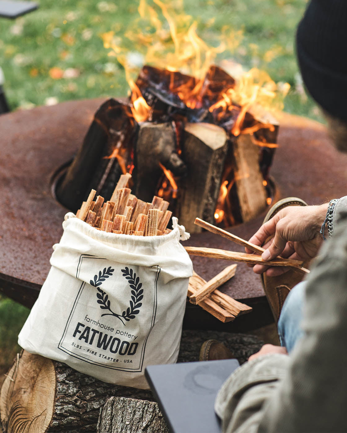 Farmhouse Pottery - Fatwood - 5lb. Bag