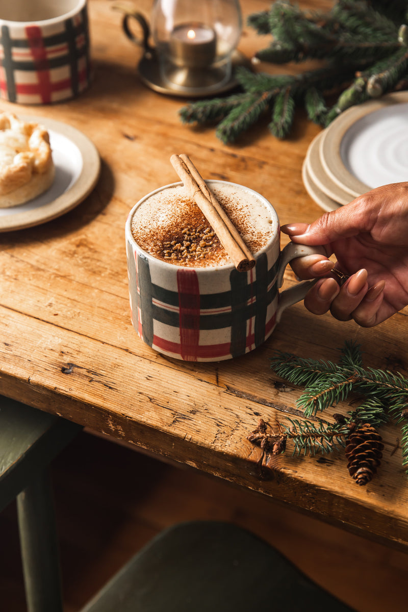 Collector's Edition Winter Plaid Mug