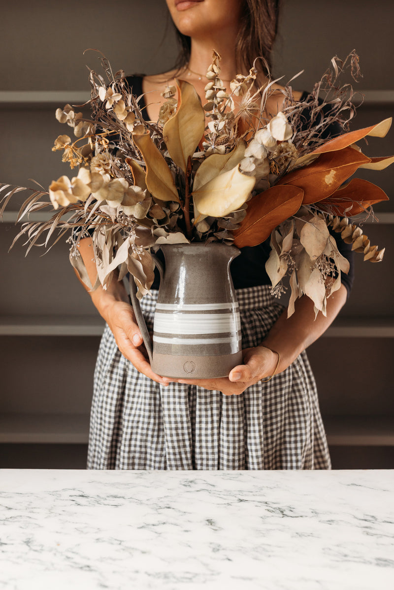 Toasted Yellowware Pitcher