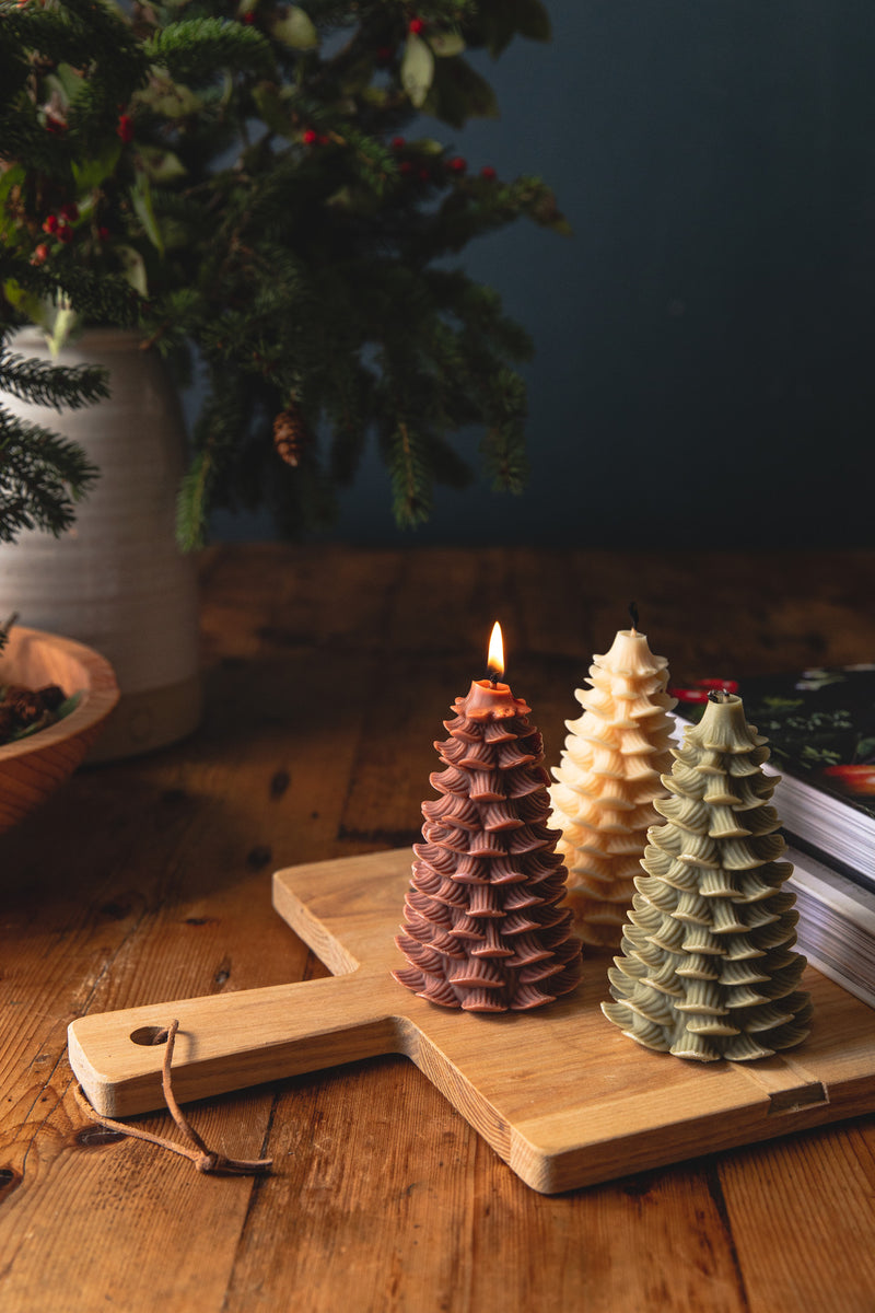 Evergreen Tree Candles