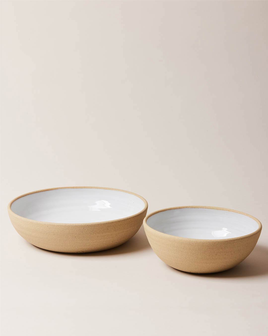 Image of Small Stoneware Bowl, white interior