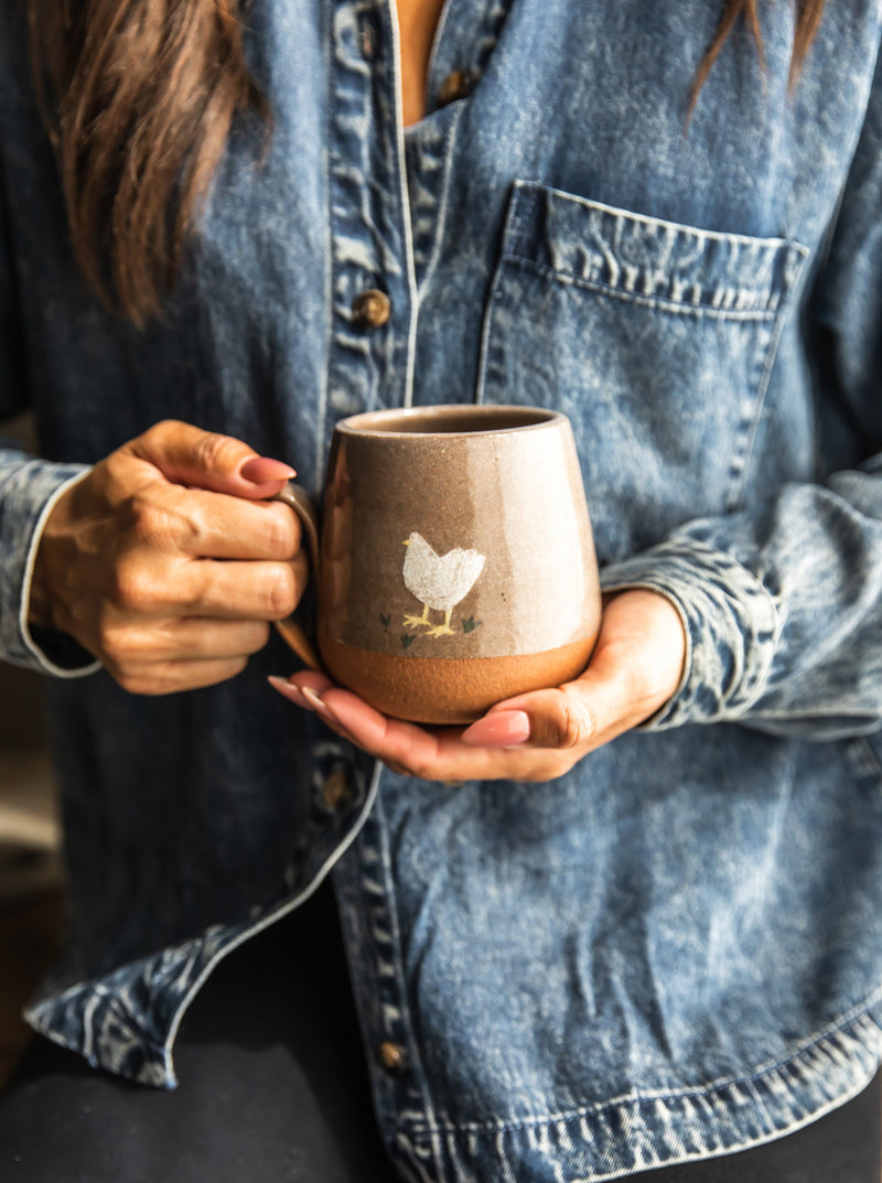 Collector's Edition Handmade Hen Mug