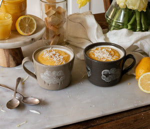 Shareable Panna Cotta with Lemon Curd