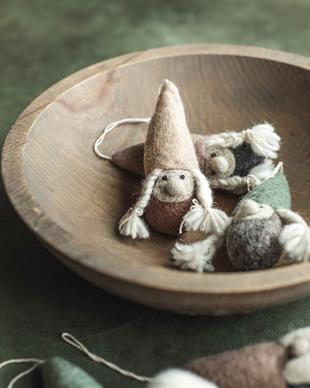Woodland Gnome Ornament - Set of 3