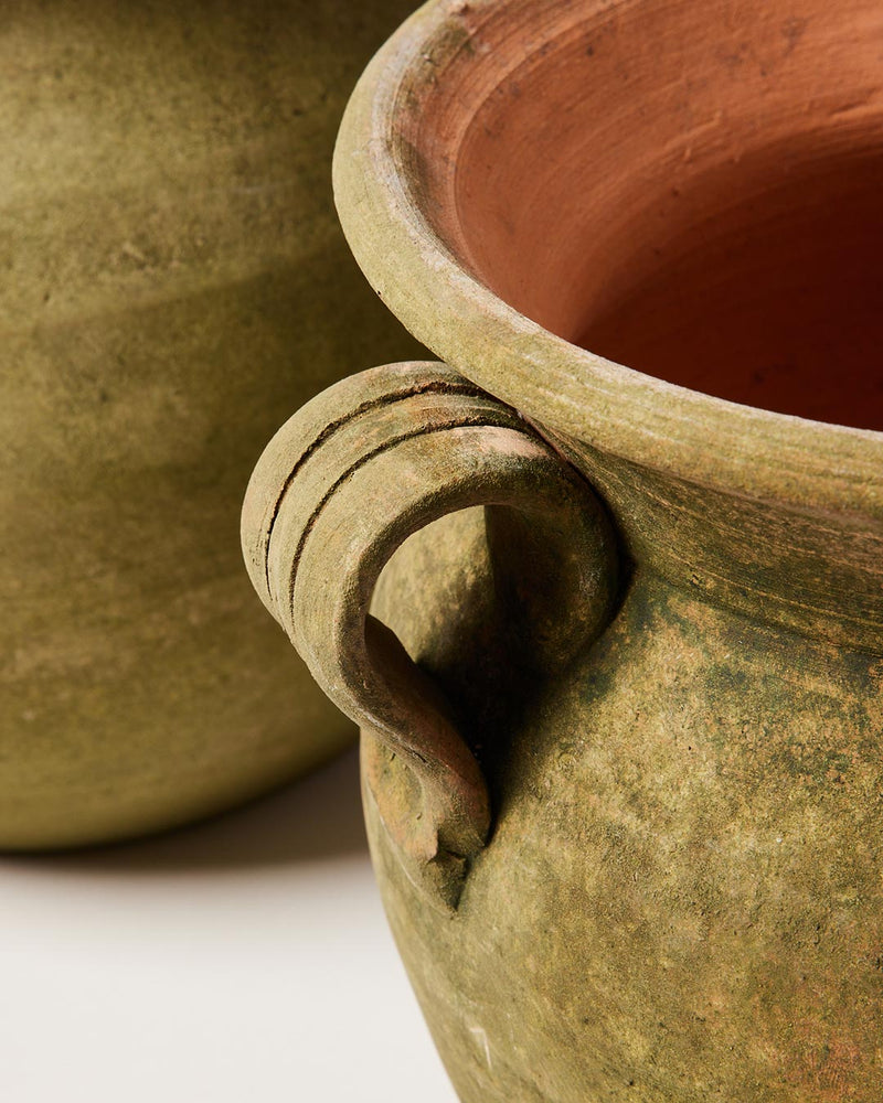old fashioned terracotta plant pots Farmhouse Pottery - Aged Terracotta Garden Pots