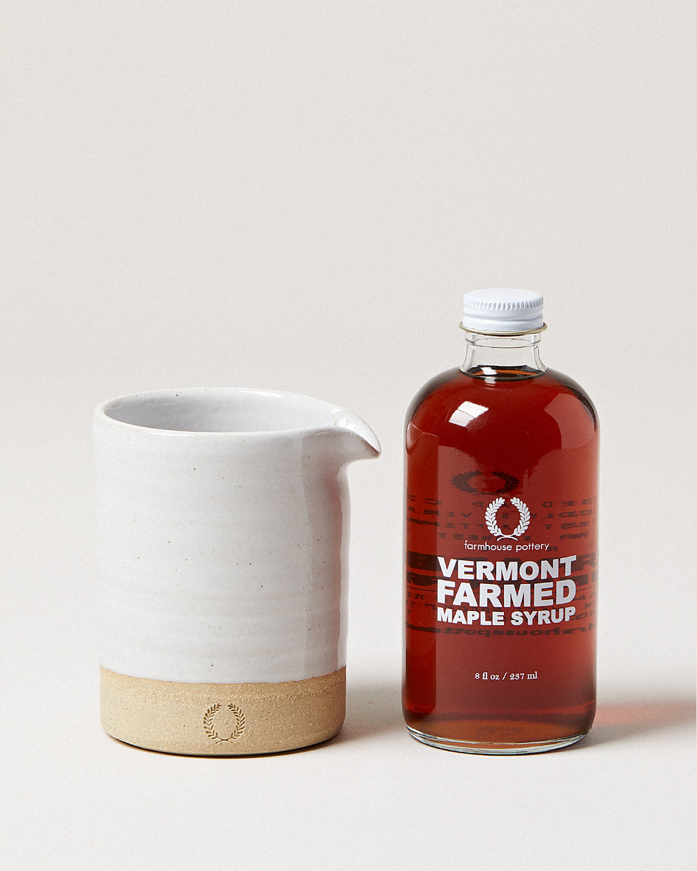 Small Silo Pitcher & 8 oz Syrup