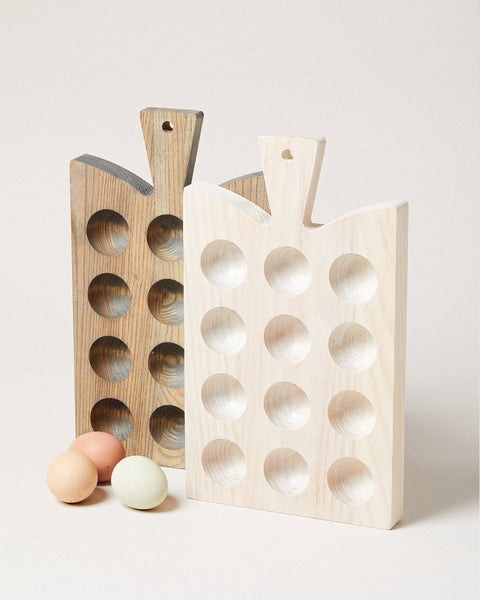 Crafted Wooden Egg Board - Dozen