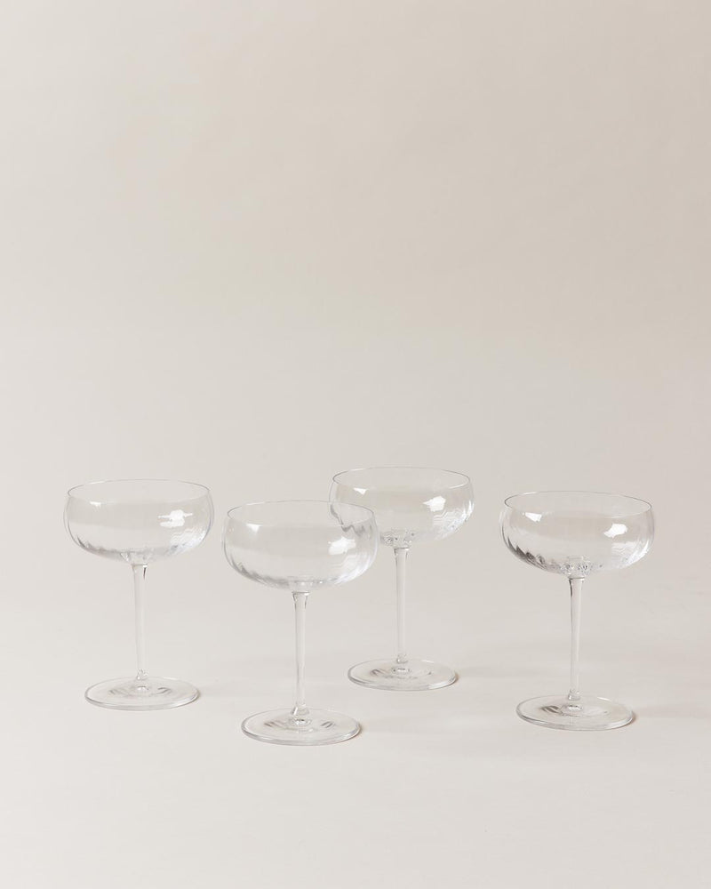 Elegant Coupe Champagne Glass - Set of 4