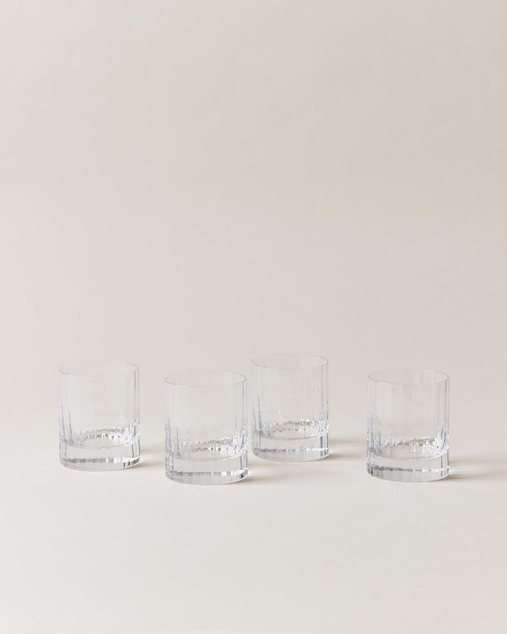 Faceted Glass - Set of 4