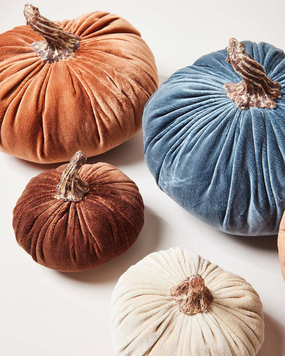 Harvest Pumpkins - Slate Blue