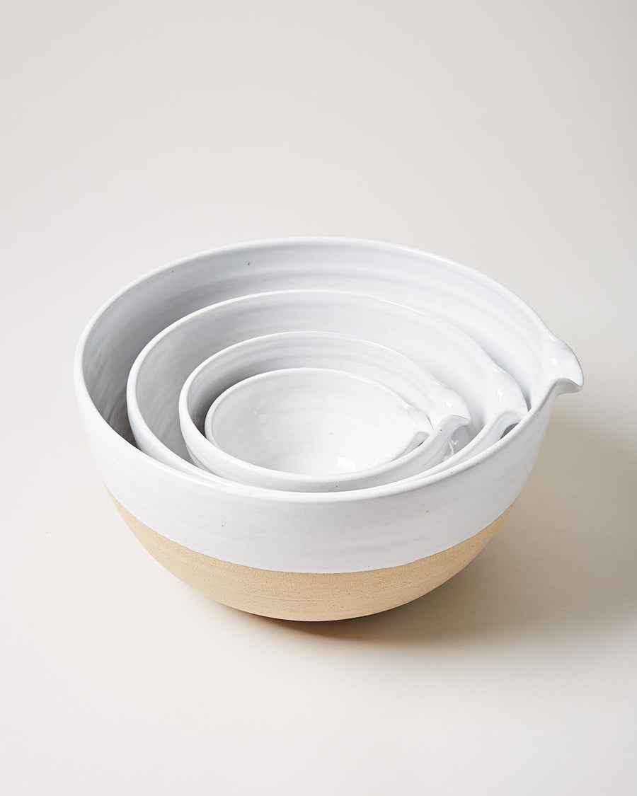 Shop Handcrafted Ceramic American-Made Nesting Mixing Bowls