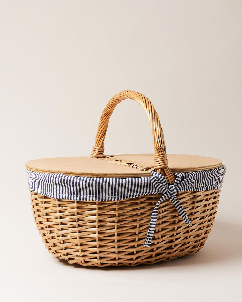 Striped Picnic Basket