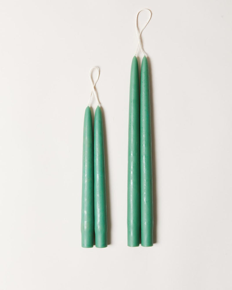 Taper Candles - Greens + Golds