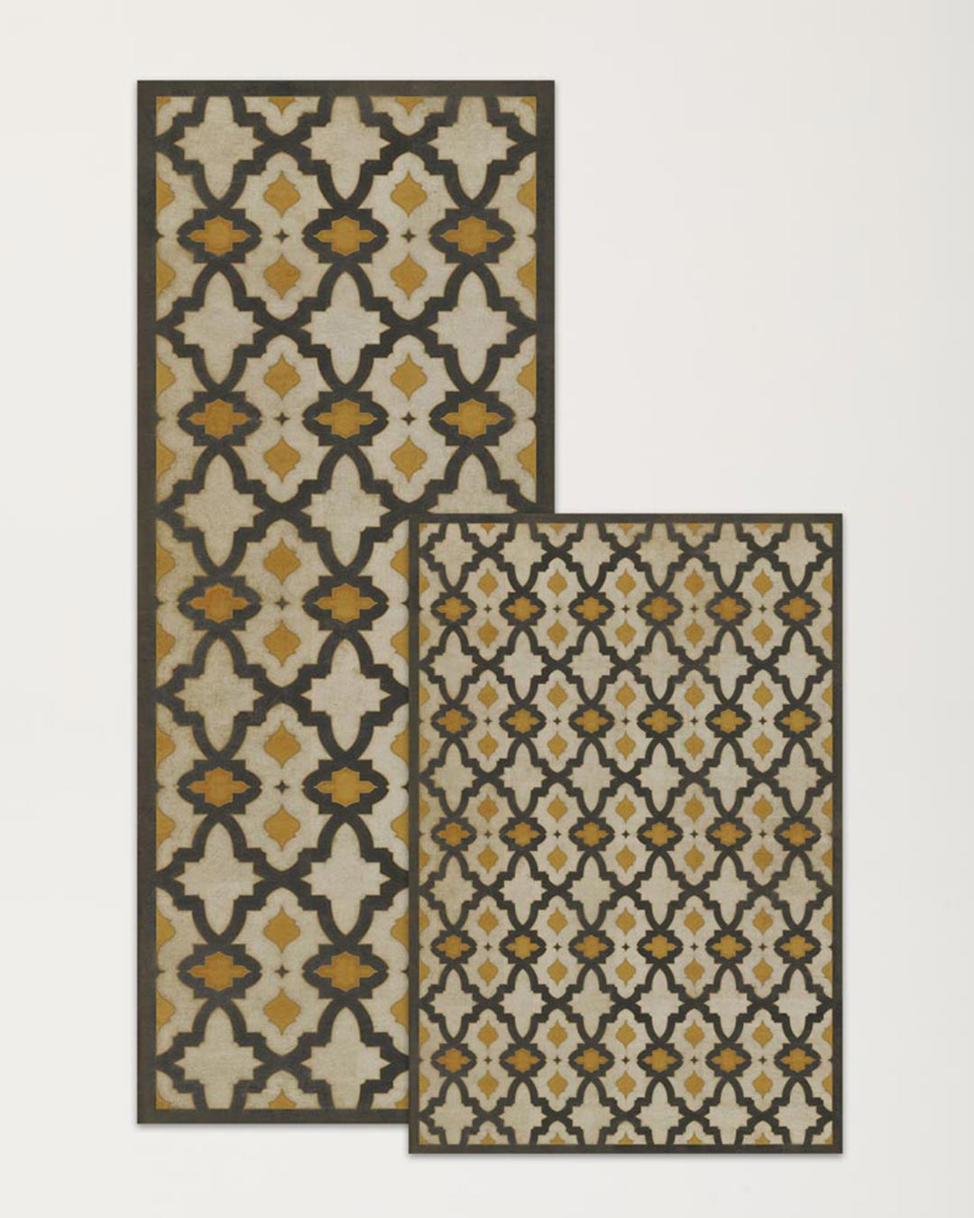 Farmhouse Pottery Flora Patterned Vinyl Floor Mat