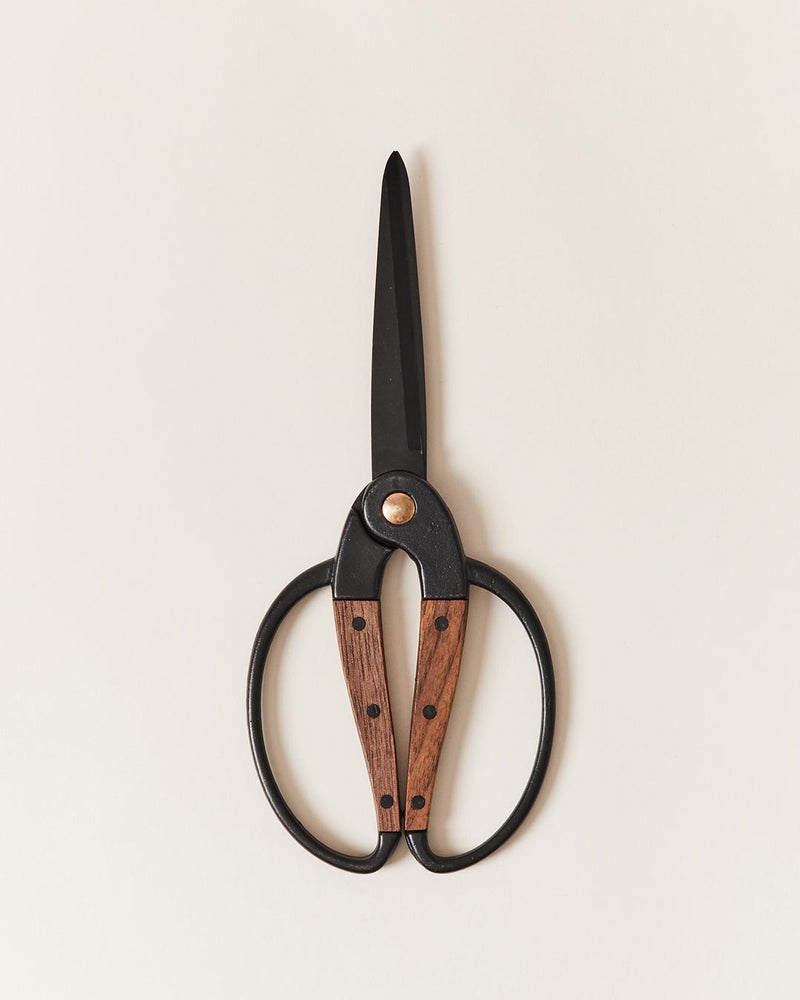 walnut garden scissors Walnut and Iron Utility Shears