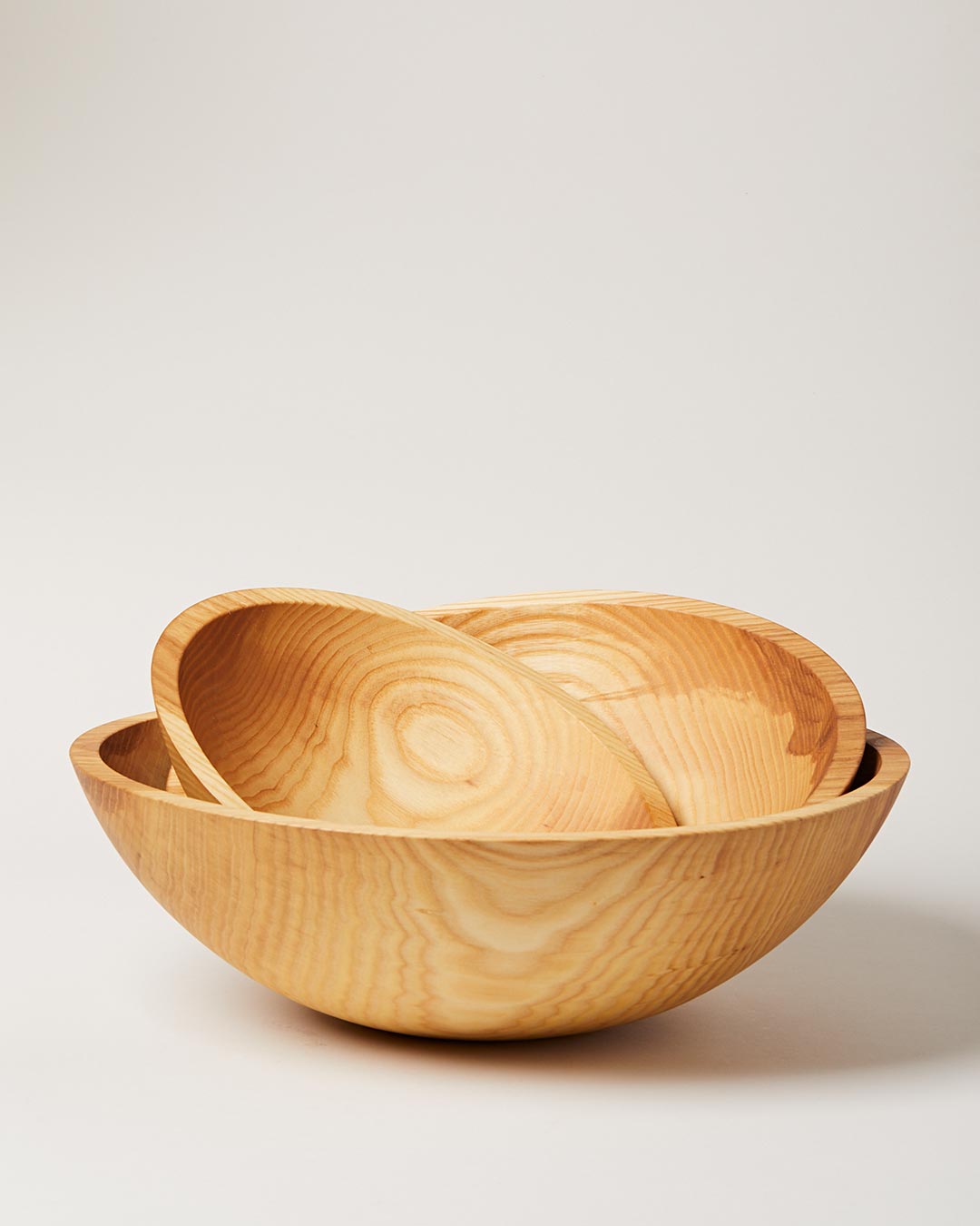 Crafted Wooden Bowls 15 in
